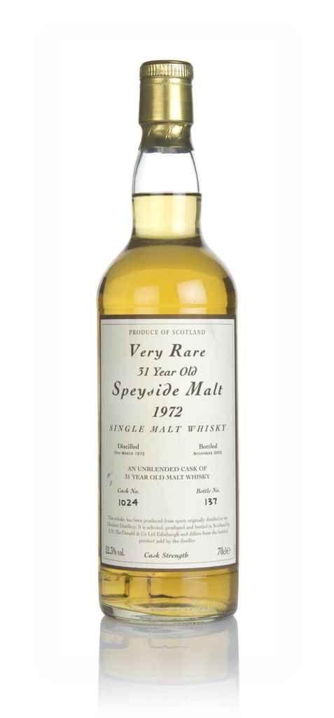 Glenlivet 31 Year Old 1972 (cask 1024) - Very Rare (R. N. MacDonald) 70cl product image