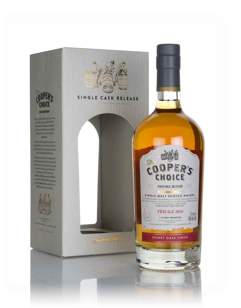 Smoke Bomb 2018 (cask 9011) - The Cooper's Choice (The Vintage Malt Whisky Co.) 70cl product image