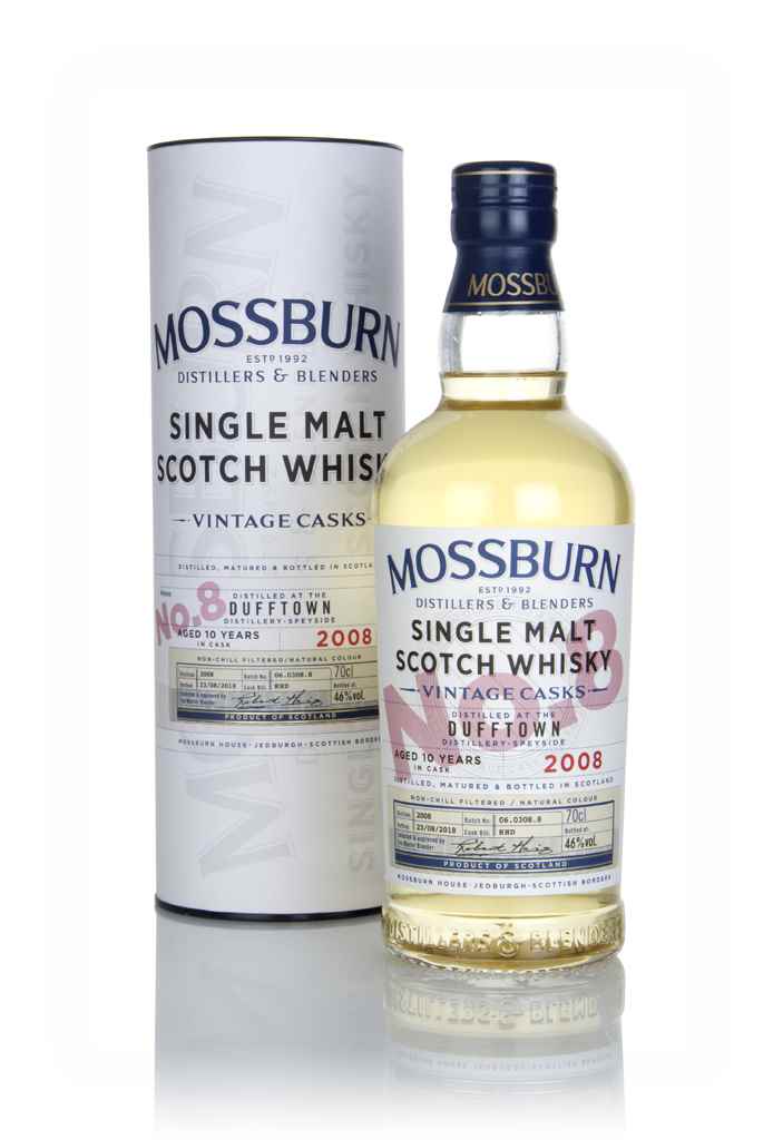 Dufftown 10 Year Old 2008 - Vintage Casks (Mossburn) 70cl product image