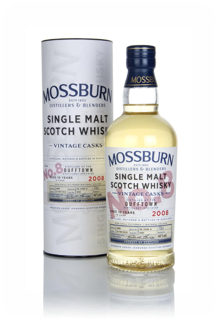 Dufftown 10 Year Old 2008 - Vintage Casks (Mossburn) 70cl product image