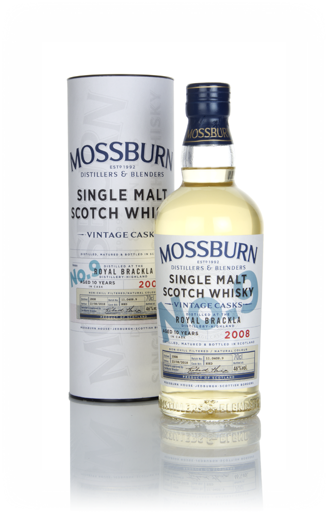 Royal Brackla 10 Year Old 2008 - Vintage Casks (Mossburn) 70cl product image