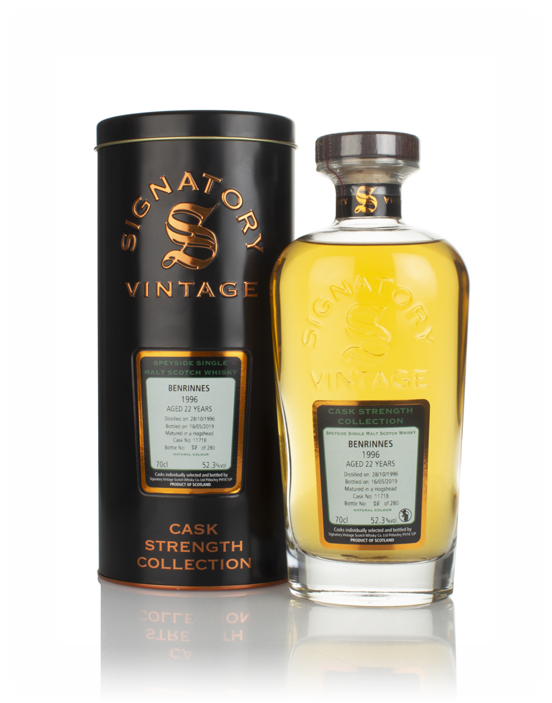 Benrinnes 22 Year Old 1996 (cask 11718) - Cask Strength Collection (Signatory) 70cl product image