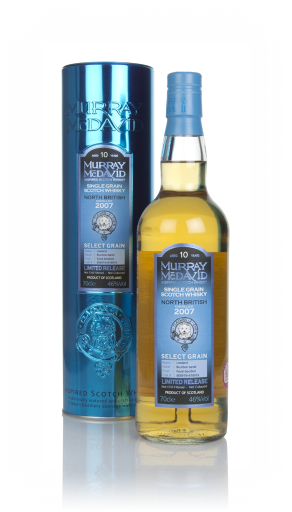 North British 10 Year Old 2007 (casks 606919 & 616919) - Select Grain (Murray McDavid) 70cl product image