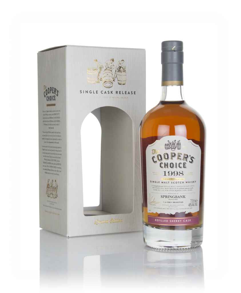 Springbank 18 Year Old 1998 (cask 116) - The Cooper's Choice (The Vintage Malt Whisky Co.) 70cl product image