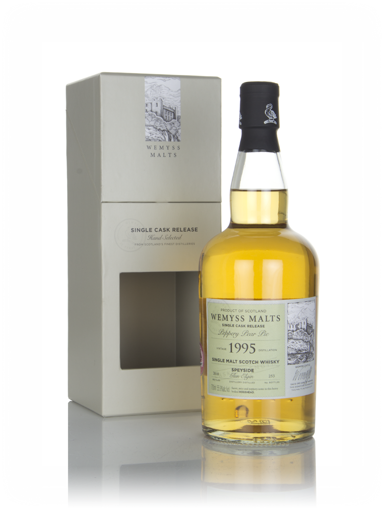 Peppery Pear Pie 1995 (bottled 2018) - Wemyss Malts (Glen Elgin) 70cl product image