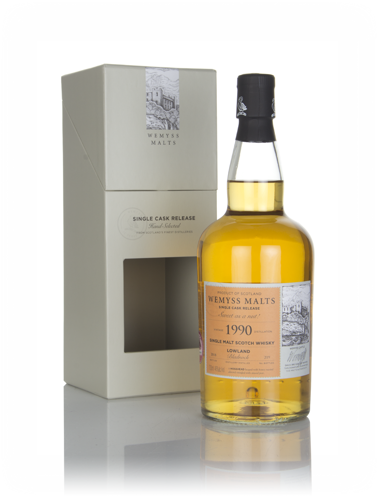 Sweet as a Nut! 1990 (bottled 2018) - Wemyss Malts (Bladnoch) 70cl product image