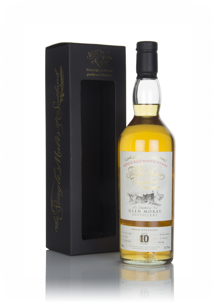 Glen Moray 10 Year Old 2007 (cask 5133) - The Single Malts of Scotland 70cl product image