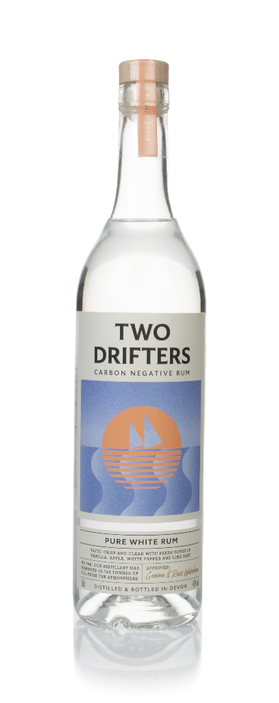 Two Drifters Pure White Rum 70cl product image