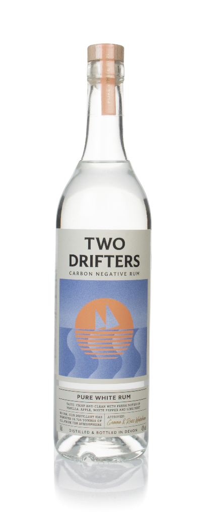 Two Drifters Pure White Rum 70cl product image
