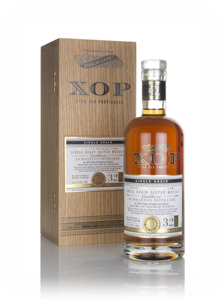 Dumbarton 32 Year Old 1986 (cask 12814) - Xtra Old Particular (Douglas Laing) 70cl product image