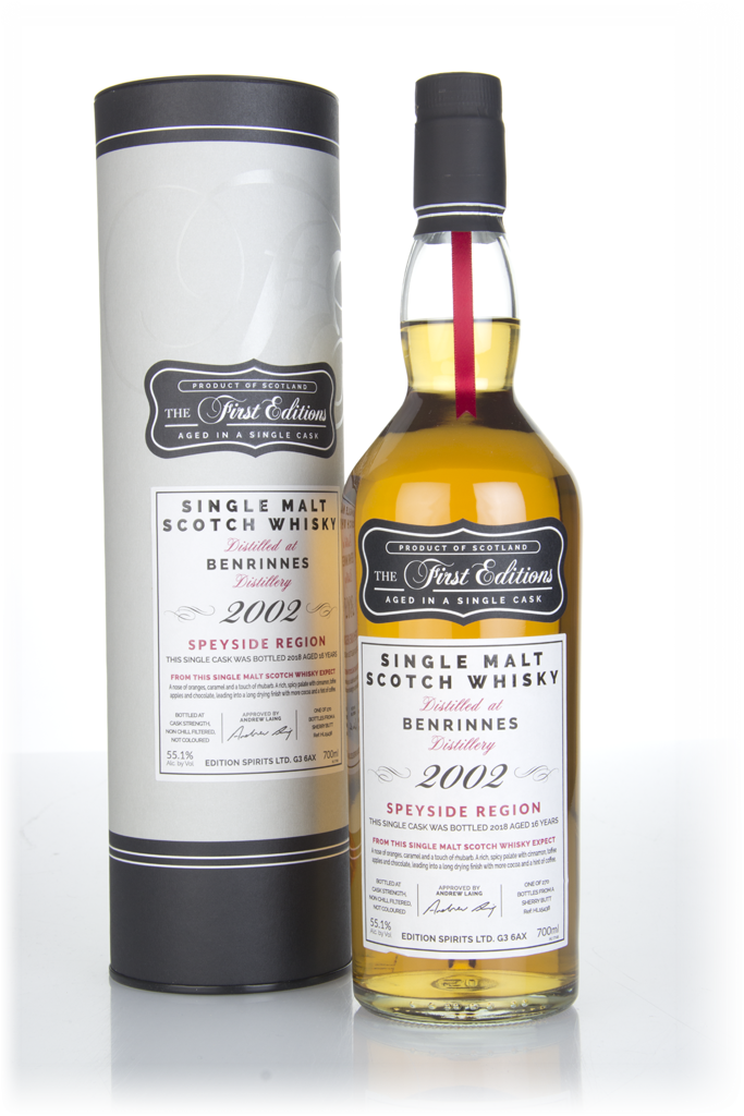 Benrinnes 16 Year Old 2002 (cask 15438) - The First Editions (Hunter Laing) 70cl product image