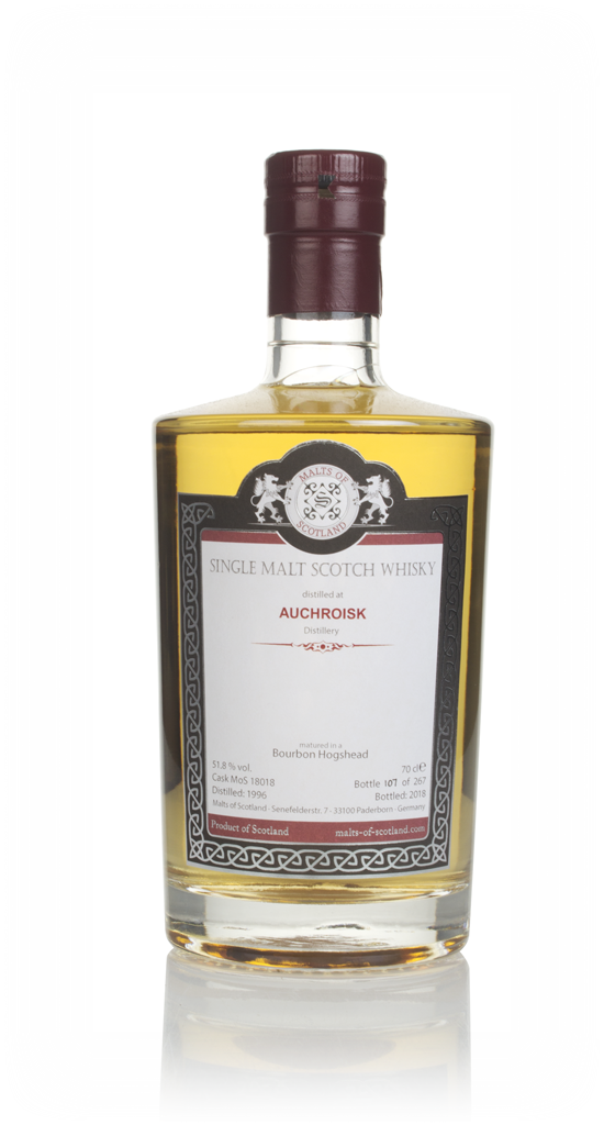 Auchroisk 1996 (bottled 2018) (cask 18018) - Malts of Scotland 70cl product image