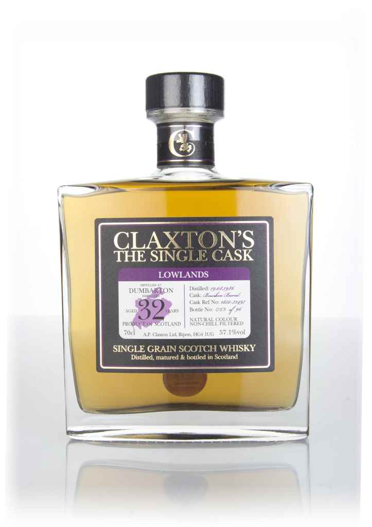 Dumbarton 32 Year Old 1986 (cask #1852-73497) - Claxton's 70cl product image