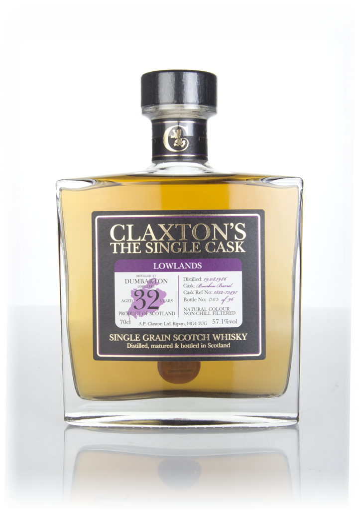 Dumbarton 32 Year Old 1986 (cask #1852-73497) - Claxton's 70cl product image