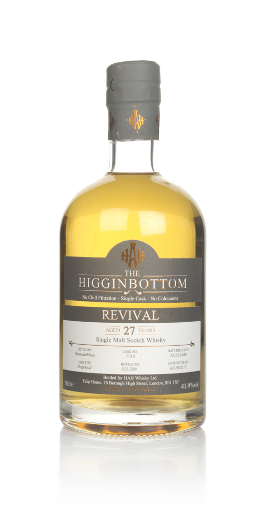Bunnahabhain 27 Year Old 1989 (cask 7714) - Revival (The Higginbottom) 50cl product image
