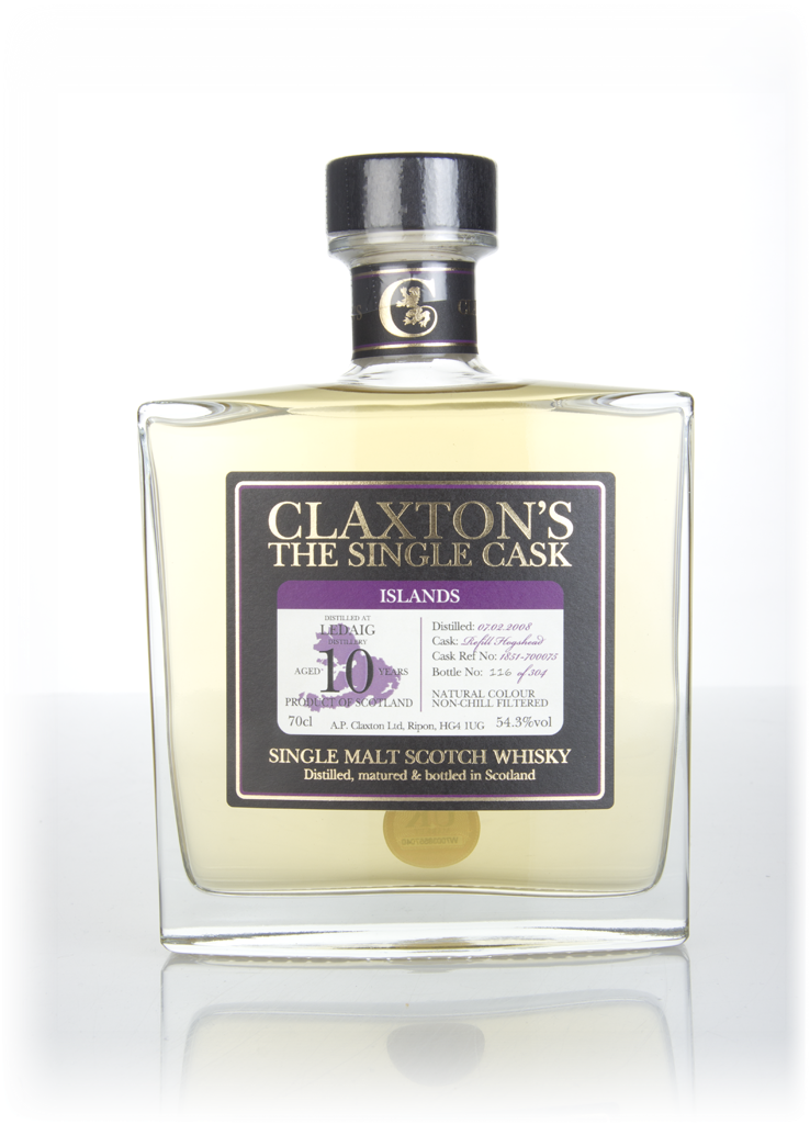 Ledaig 10 Year Old 2008 (cask #1851-700075) - Claxton's 70cl product image