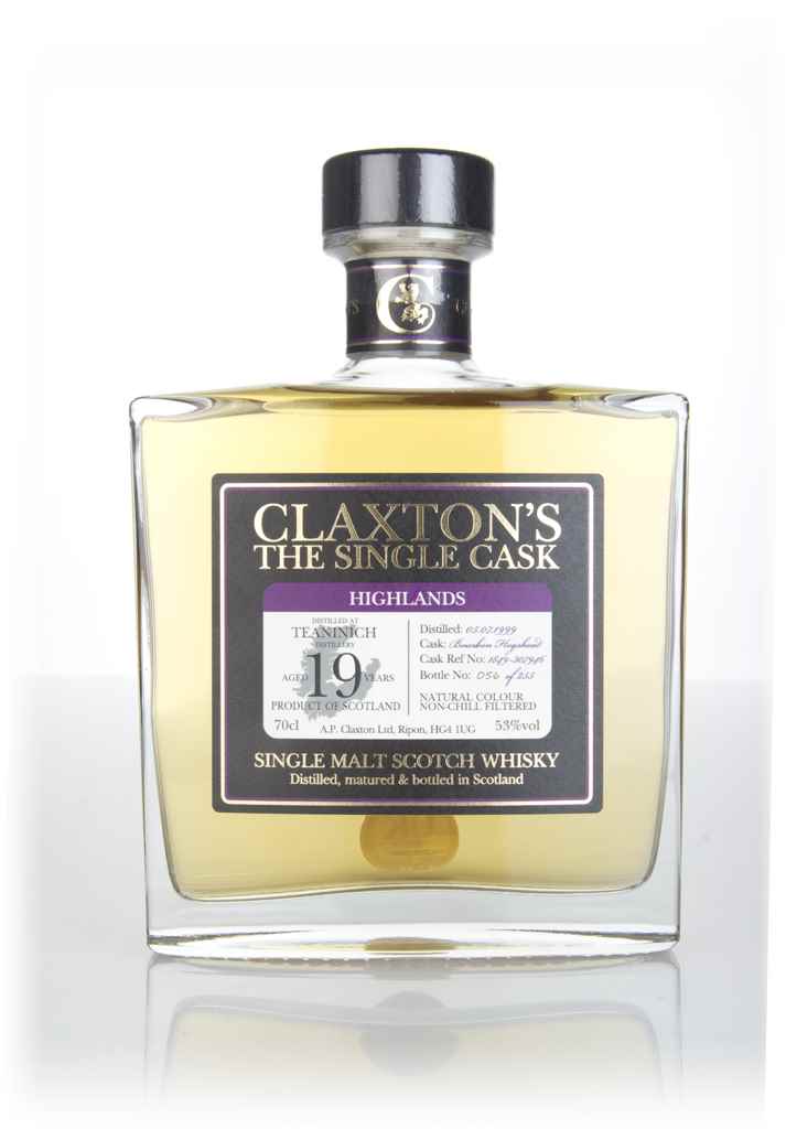 Teaninich 19 Year Old 1999 (cask #1849-307946) - Claxton's 70cl product image