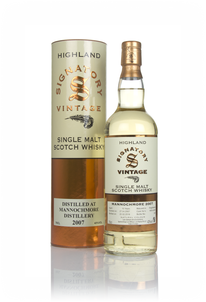 Mannochmore 10 Year Old 2007 (casks 6655 & 6656) - Signatory 70cl product image