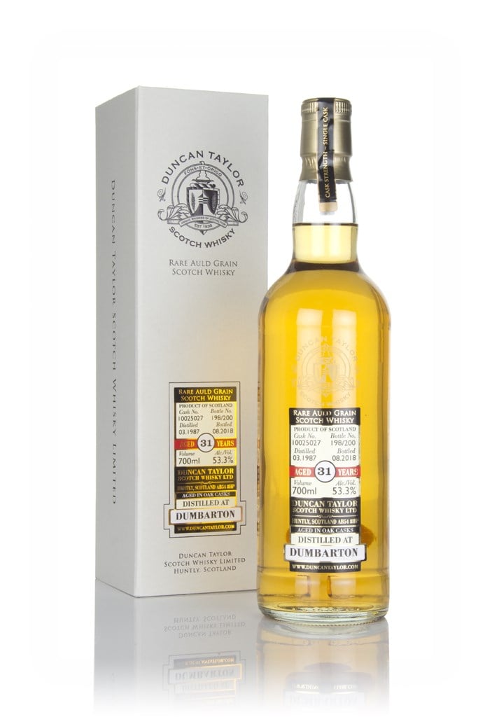 Dumbarton 31 Year Old 1987 (cask 10025027) - Rare Auld (Duncan Taylor) 70cl product image