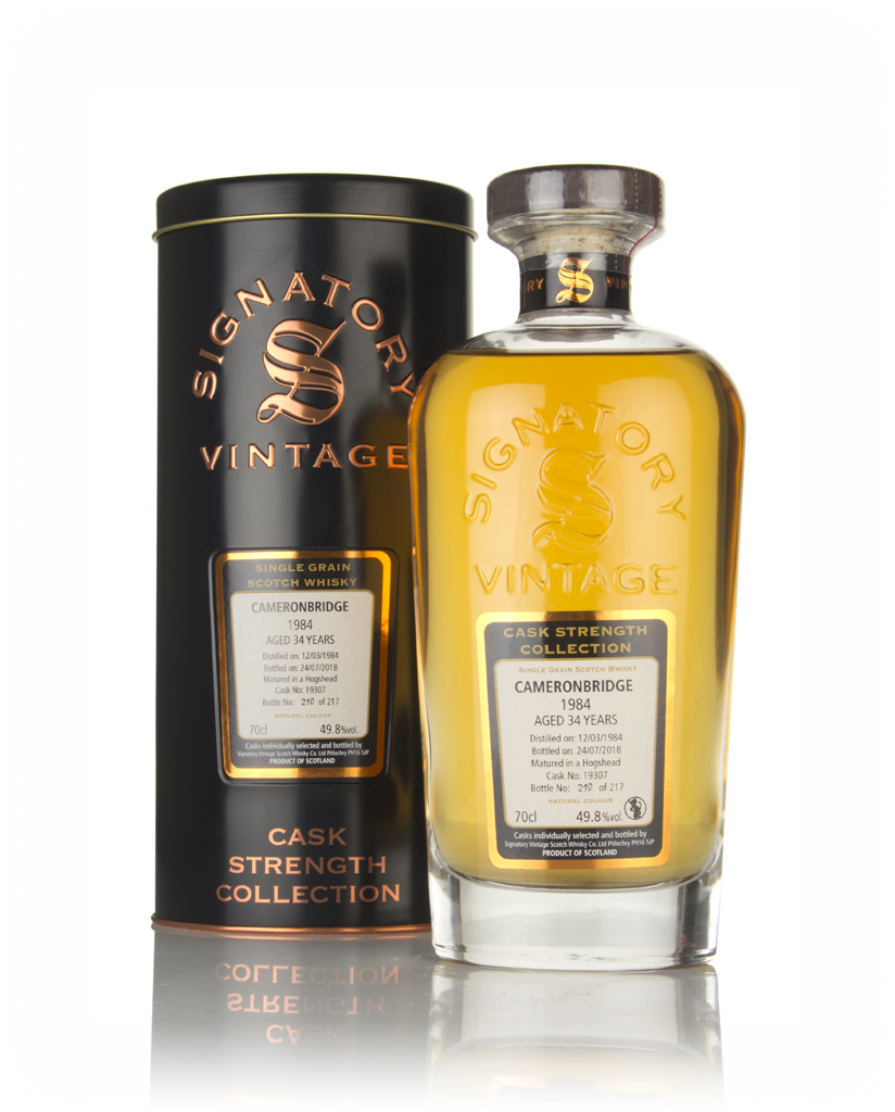 Cameronbridge 34 Year Old 1984 (cask 19307) - Cask Strength Collection (Signatory) 70cl product image