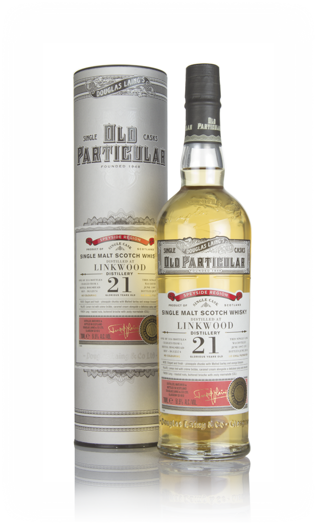 Linkwood 21 Year Old 1997 (cask 12574) - Old Particular (Douglas Laing) 70cl product image