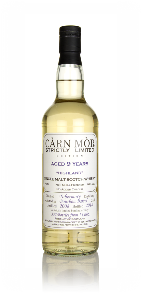 Tobermory 9 Year Old 2009 (bottled 2018) - Strictly Limited (Càrn Mòr) 70cl product image