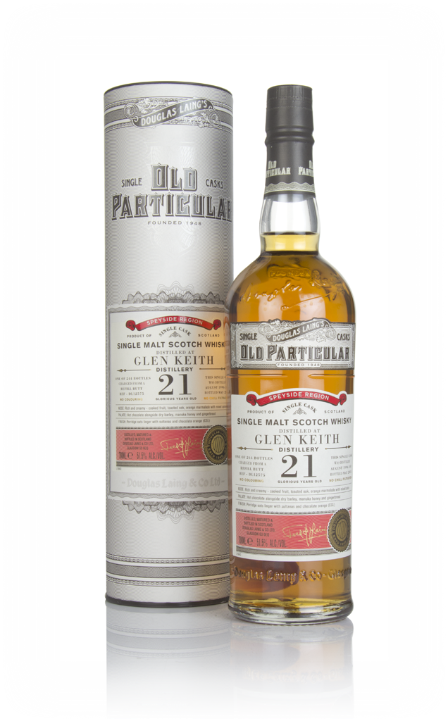 Glen Keith 21 Year Old 1996 (cask 12575) - Old Particular (Douglas Laing) 70cl product image