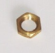 15MM BRASS HEX LOCKNUT - Nubco