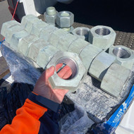 ​Check out these custom 3 inch nuts!
