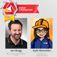 Congratulations to Jon and Kylie – April Champions