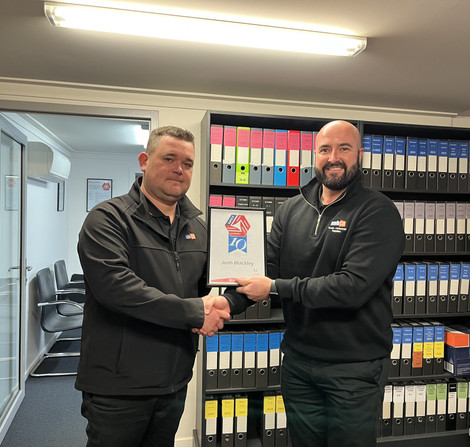 Congratulations Josh Blackley – 10 Years at Nubco!