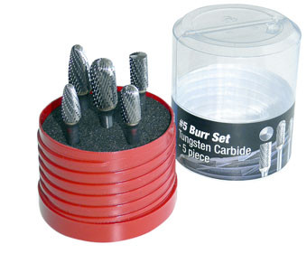 5 PIECE BURR SET