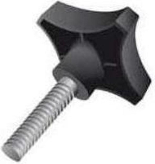 M10X40MM (10MM) MALE 4 POINT PLASTIC KNOB