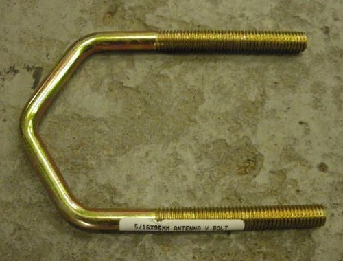 85MM M8 ANTENNA V BOLT