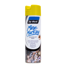 350G MINE MARKING VERTICAL MARKING OUT PAINT - YELLOW