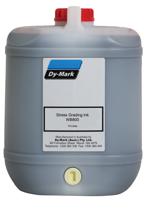 TIMBER STRESS-GRADING INK   WB800 BLACK 10LTR