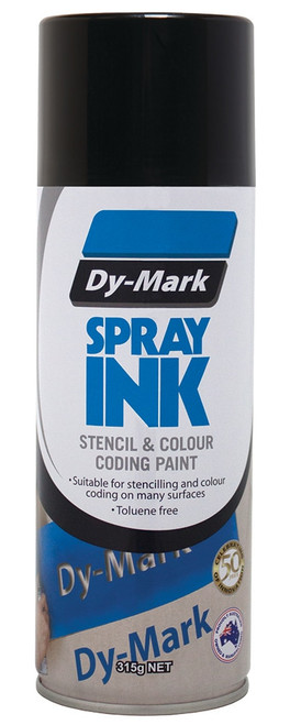 SPRAY INK BLACK 315G AEROSOL
