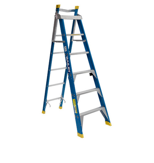2.4-4.1MTR 150KG FIBREGLASS EXTENSION STEP LADDER