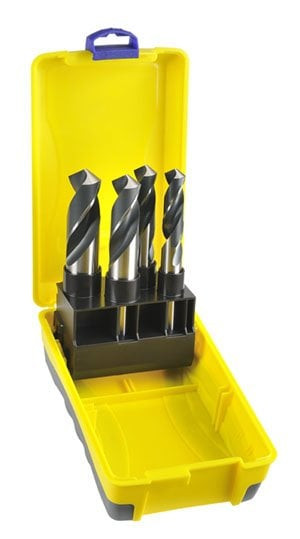 4PCE 1/2\" IMP HSS REDUCED SHANK DRILL SET