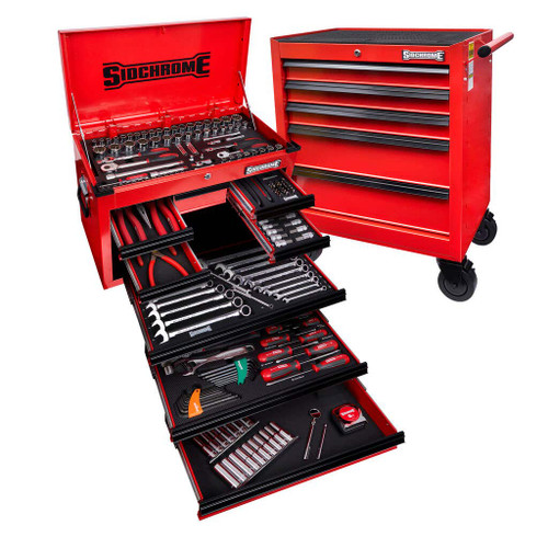 204PCE RED METALLIC METRIC/AF HYPER TOOL KIT