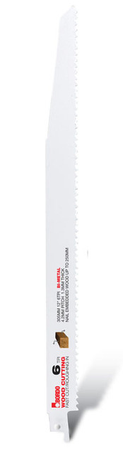 305MM 6TPI 10PK WOOD CUTTING RECIPRO SAW BLADES