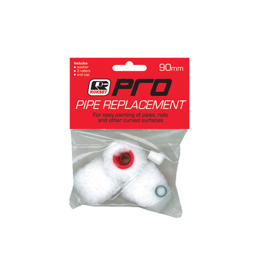 90MM PIPE ROLLER REPLACEMENT COVERS 2PK