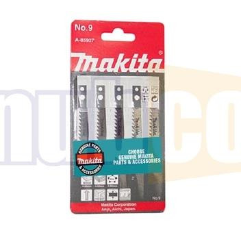 NO9 60MM 8TPI WOOD & PLASTIC JIGSAW BLADES 5PK