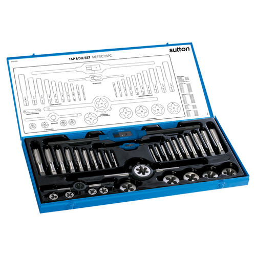 16PCE METRIC TAP & DIE SET