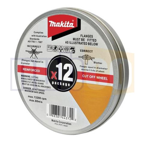 125X1.2X22.2MM 12PK INOX CUT OFF WHEEL