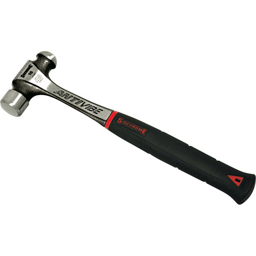16OZ (450GM) ALL STEEL ANTIVIBE BALL PEIN HAMMER W/RUBBER GR