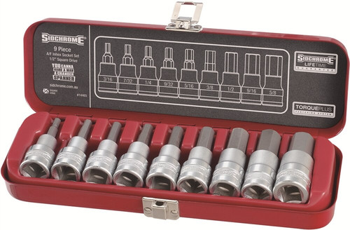 9PCE 1/2\" DRIVE AF INHEX SOCKET SET