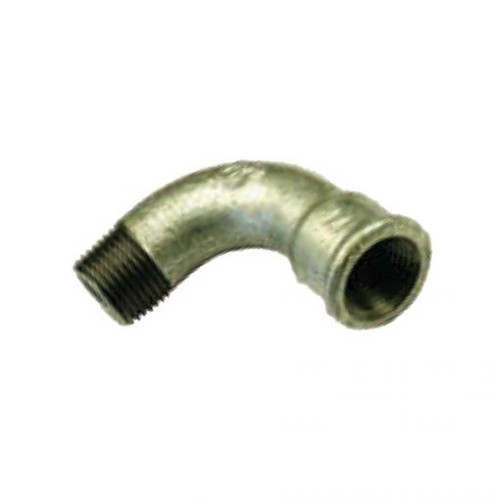50MM GAL MAL M+F BEND 90DEG