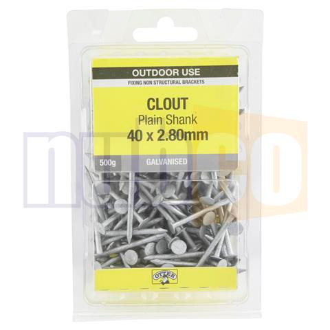 40X2.8MM GAL CLOUTS 5KG BOX