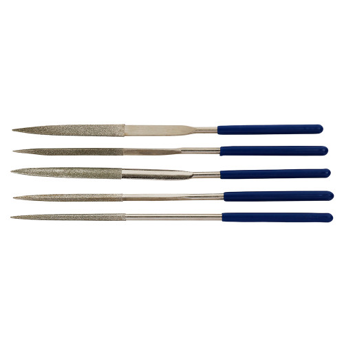 5PCE DIAMOND NEEDLE FILE SET
